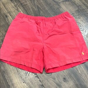 VINTAGE YTK Polo Ralph Lauren Sport Nantucket Red Swim Trunks Size Large